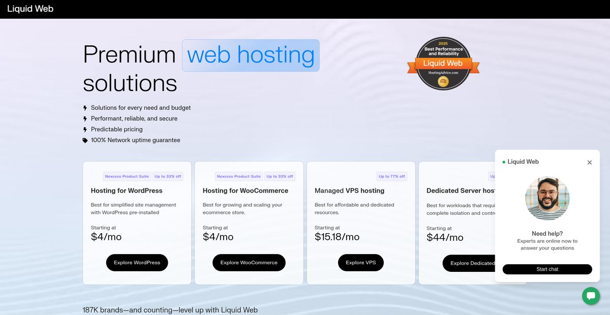 Aff - Multi Product | Liquid Web Screenshot