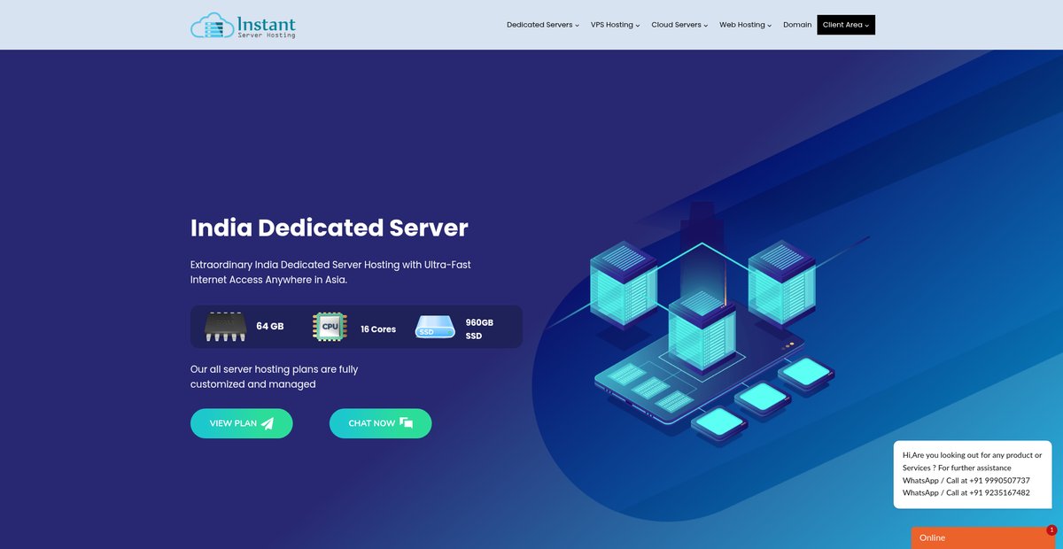 India dedicated server hosting provider company cheap dedicated India Screenshot