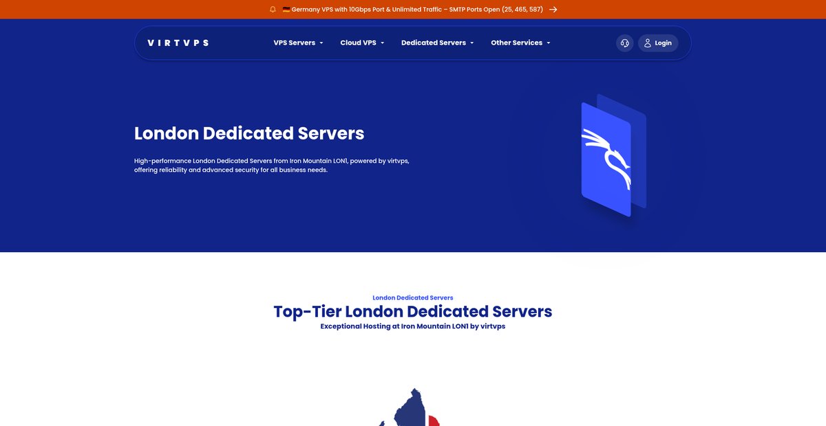 UK Dedicated Server Hosting | Cheap Dedicated Servers Screenshot