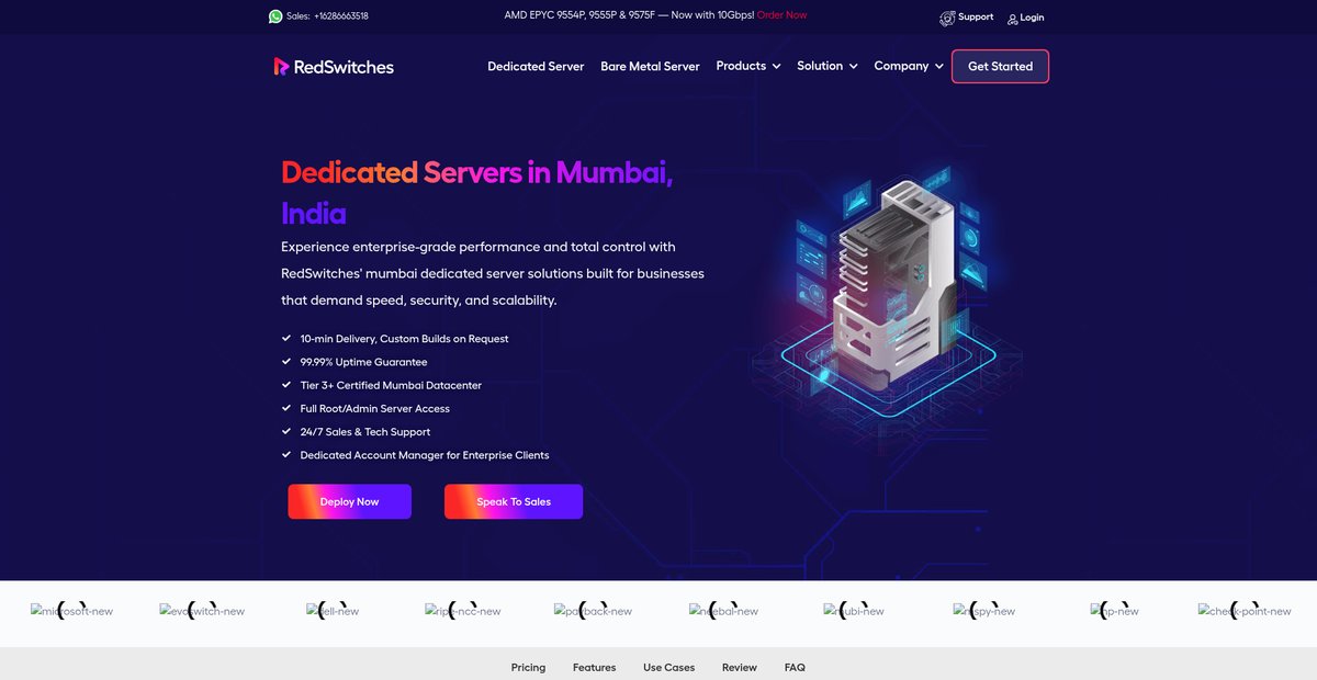 Dedicated Servers In Mumbai – Free Trial Available Screenshot