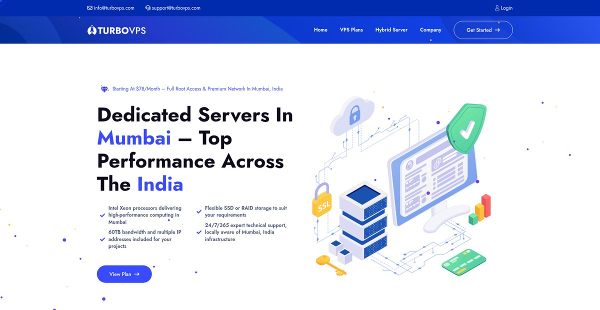Dedicated Server Hosting in India Screenshot