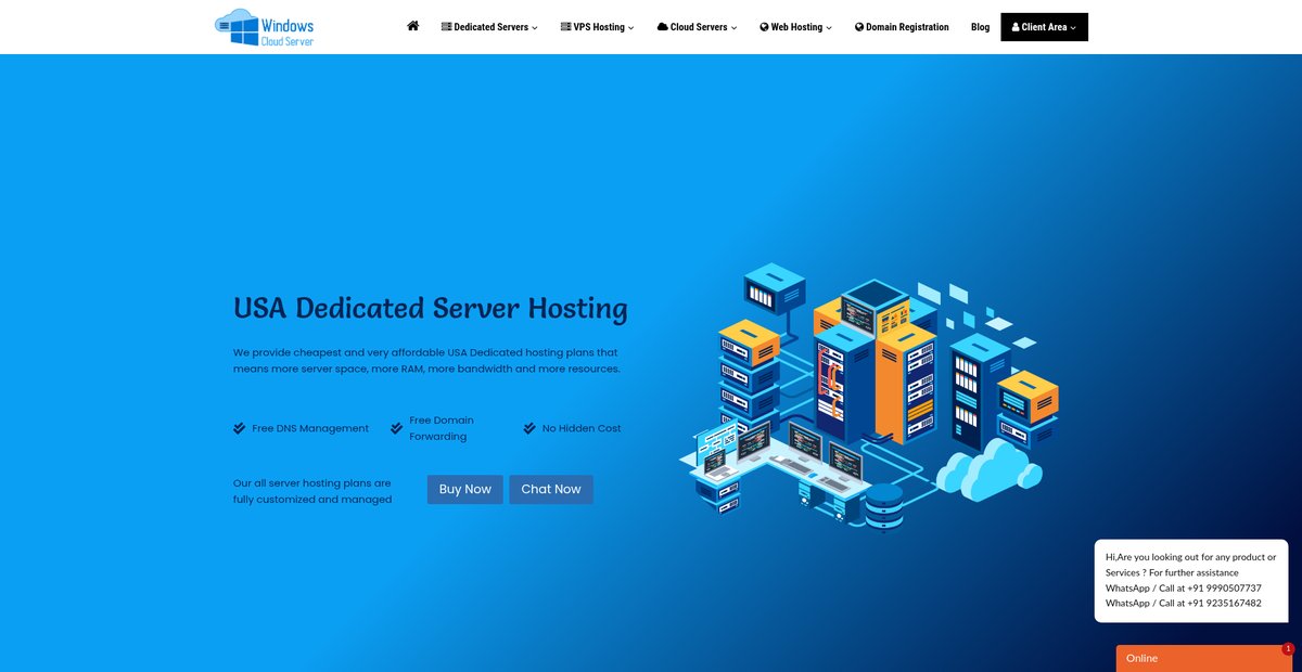 USA Dedicated Server Hosting | Cheap US Dedicated Server Hosting Screenshot