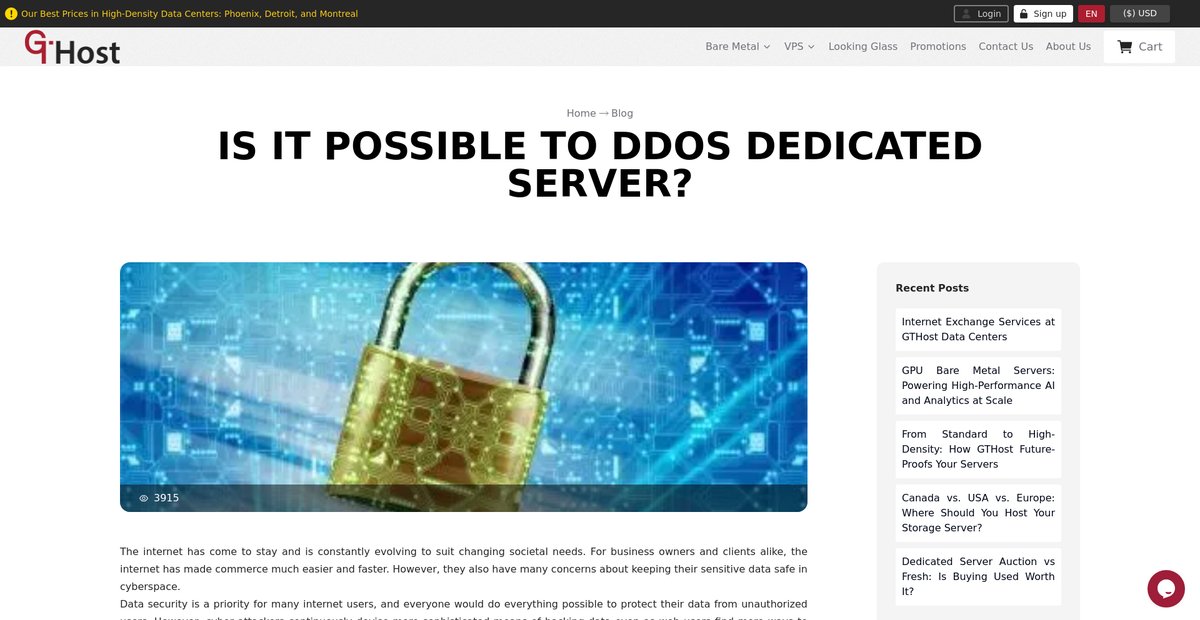 Is It Possible to DDoS Dedicated Server? Screenshot
