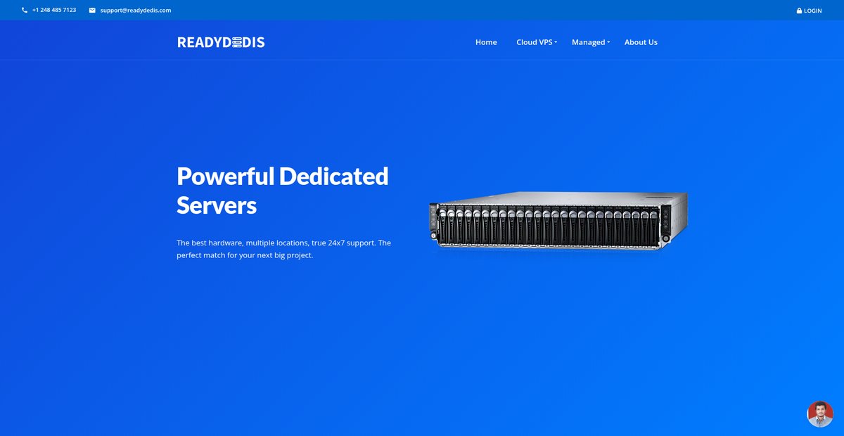 ReadyDedis, LLC | Dedicated Servers, DDoS Protection Screenshot
