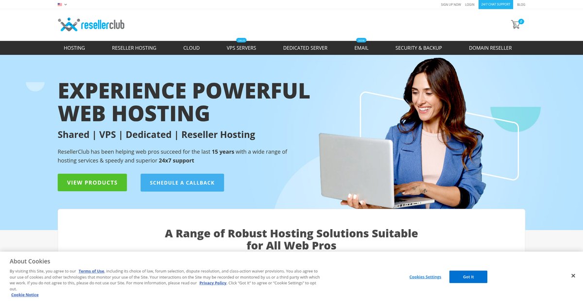 Web Hosting Services: Shared, Cloud & Reseller Hosting ... Screenshot