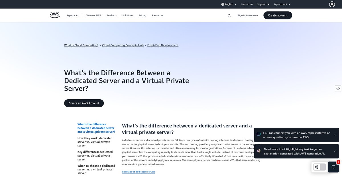 Dedicated Server vs VPS - Difference Between Hosting ... Screenshot
