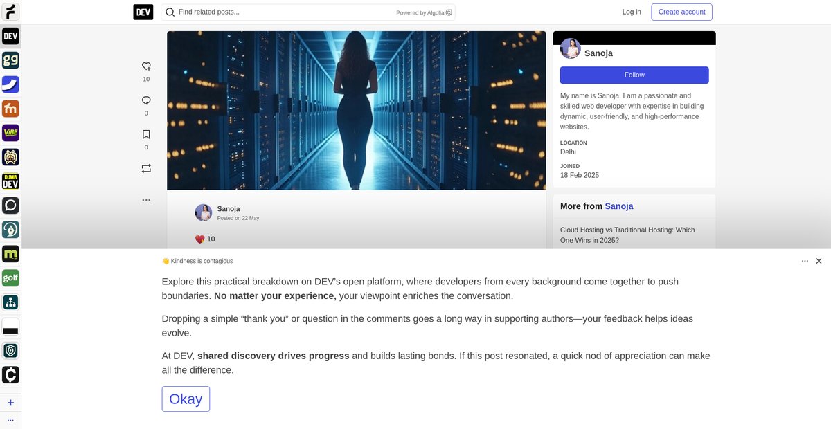 Dedicated Server vs. Cloud Hosting: What’s Best for Your Business in 2025? Screenshot