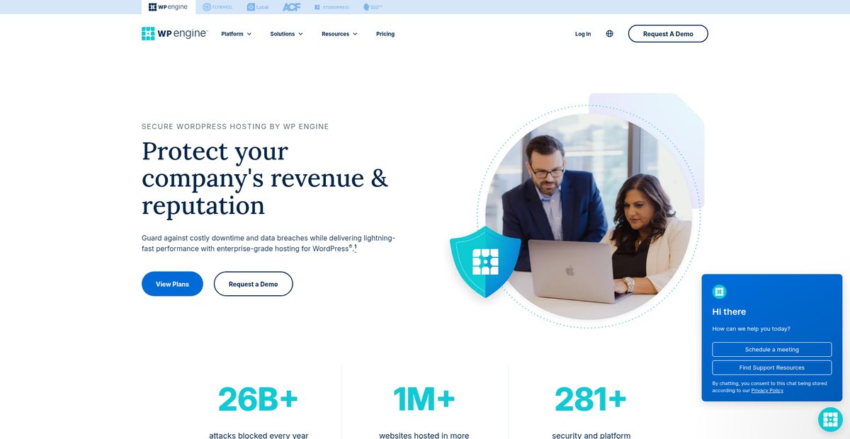 WP Engine, the Smarter Way to Host WordPress Screenshot