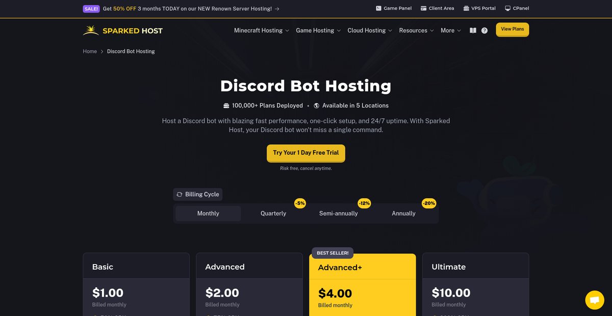 Bot Hsoting Discord Bot Server Hosting - Best Providers & Reviews | Cheap VPS Hosting