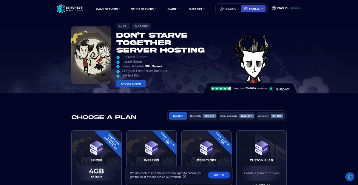 Dont Starve Together Server Hosting | Online 24/7/365 Screenshot