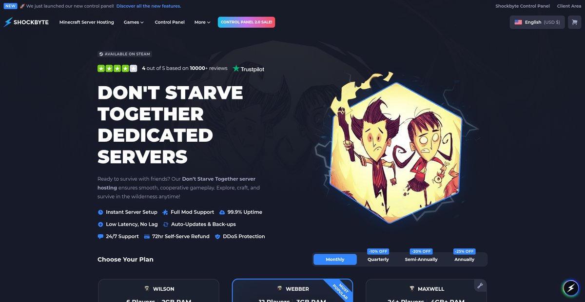 Don't Starve Together Dedicated Servers Screenshot