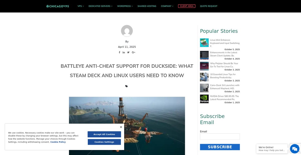 BattlEye Anti-Cheat Support for DUCKSIDE: What Steam Deck and Linux Users Need to Know Screenshot