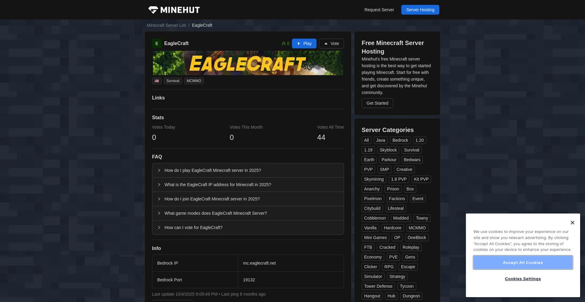EagleCraft Screenshot