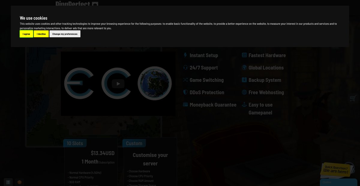 ECO GLOBAL SURVIVAL Game Server Hosting Screenshot