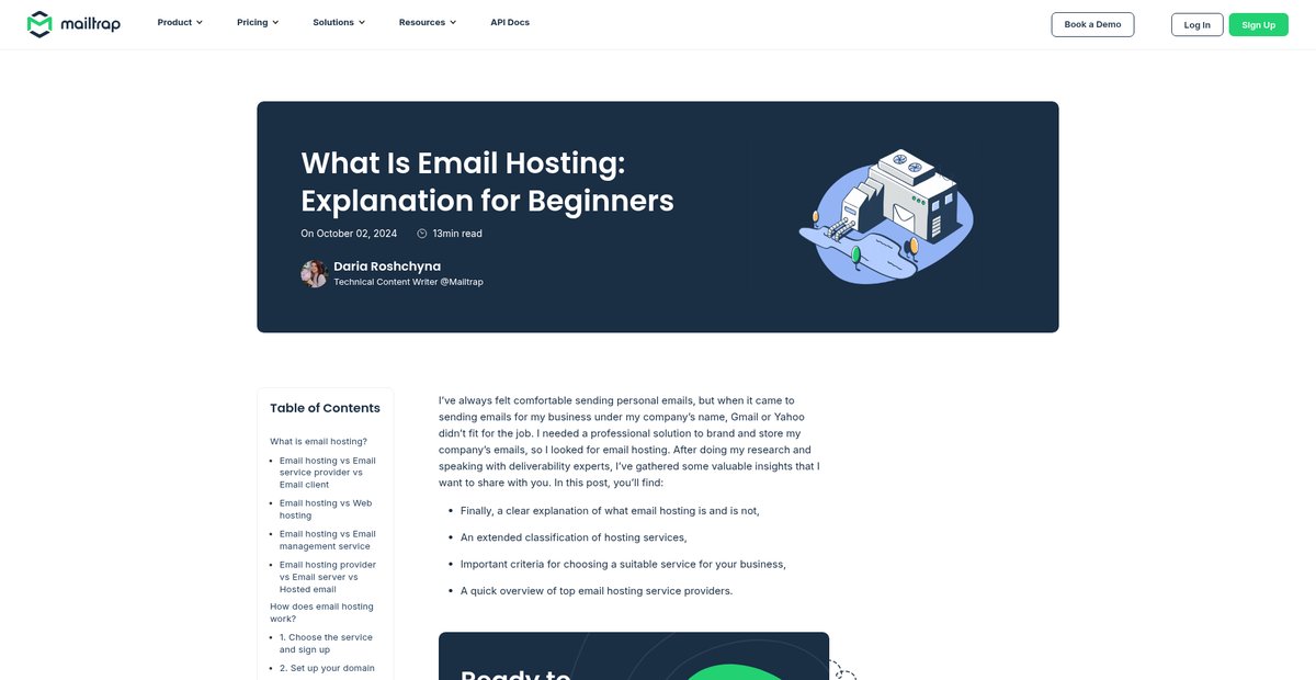 Email Hosting Explained: A Starter Guide [2025] Screenshot