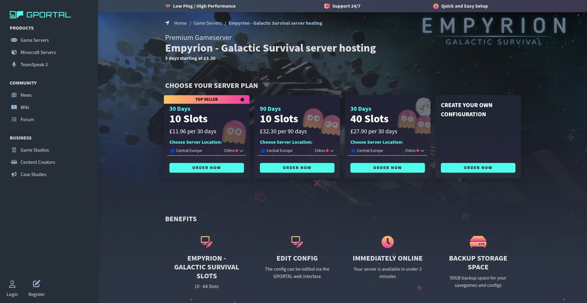 Empyrion - Galactic Survival server hosting ➜ g-portal.com Screenshot