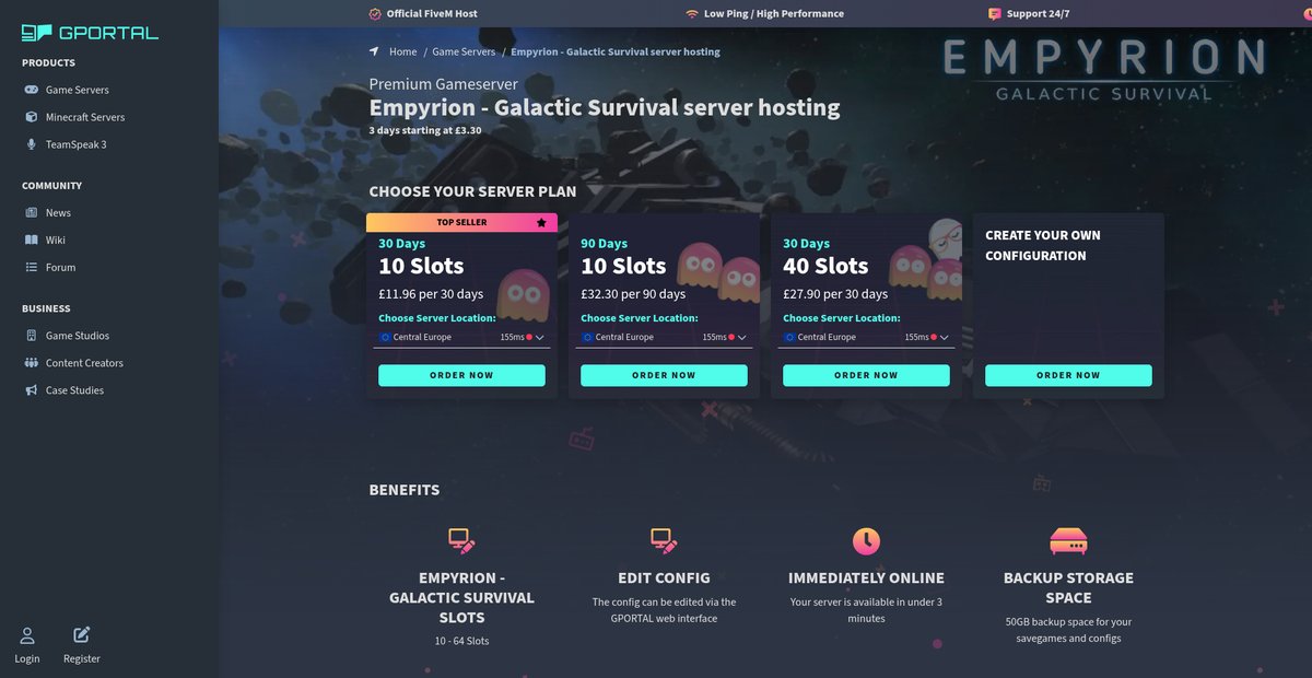 Empyrion - Galactic Survival server hosting ➜ g-portal.com Screenshot