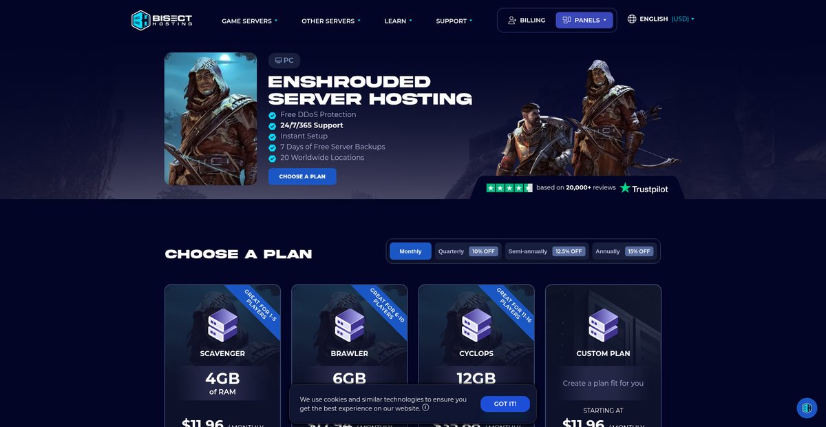 Enshrouded Server Hosting | 24/7 Support Screenshot