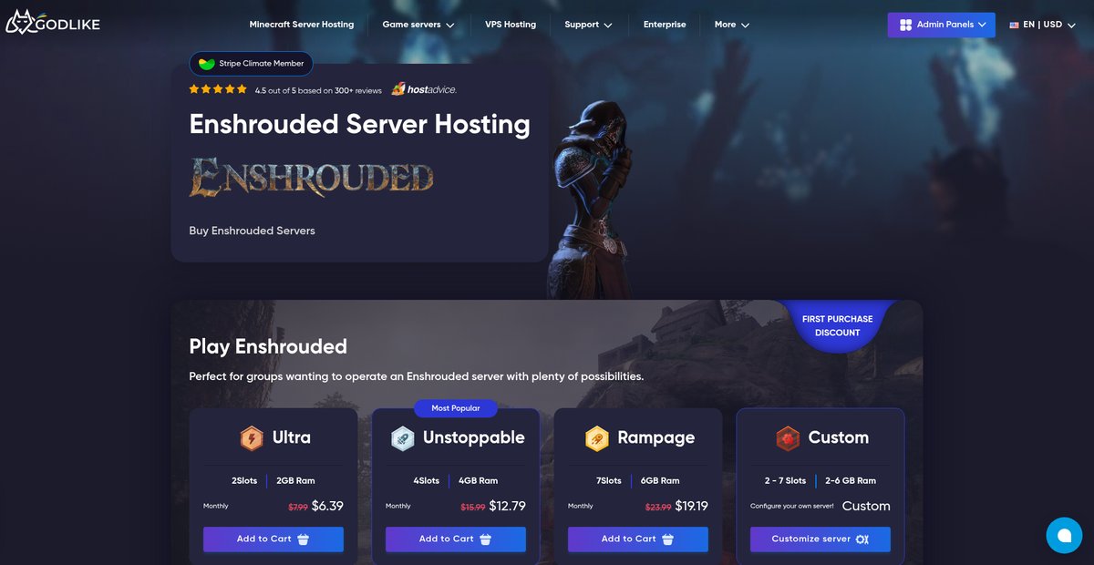 Best Enshrouded Servers Hosting - Godlike Screenshot