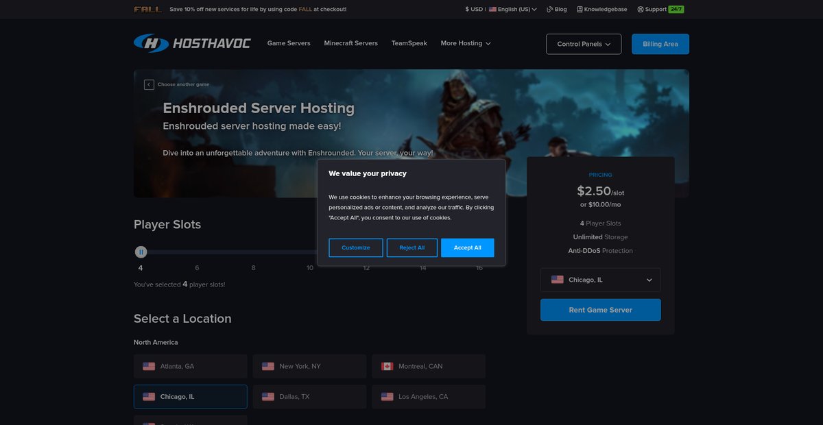 Enshrouded Server Hosting | Host Havoc Screenshot