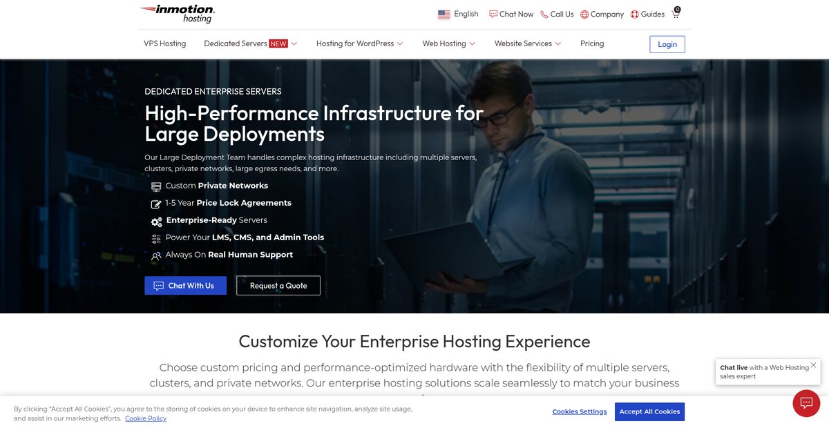Dedicated Enterprise Servers Screenshot