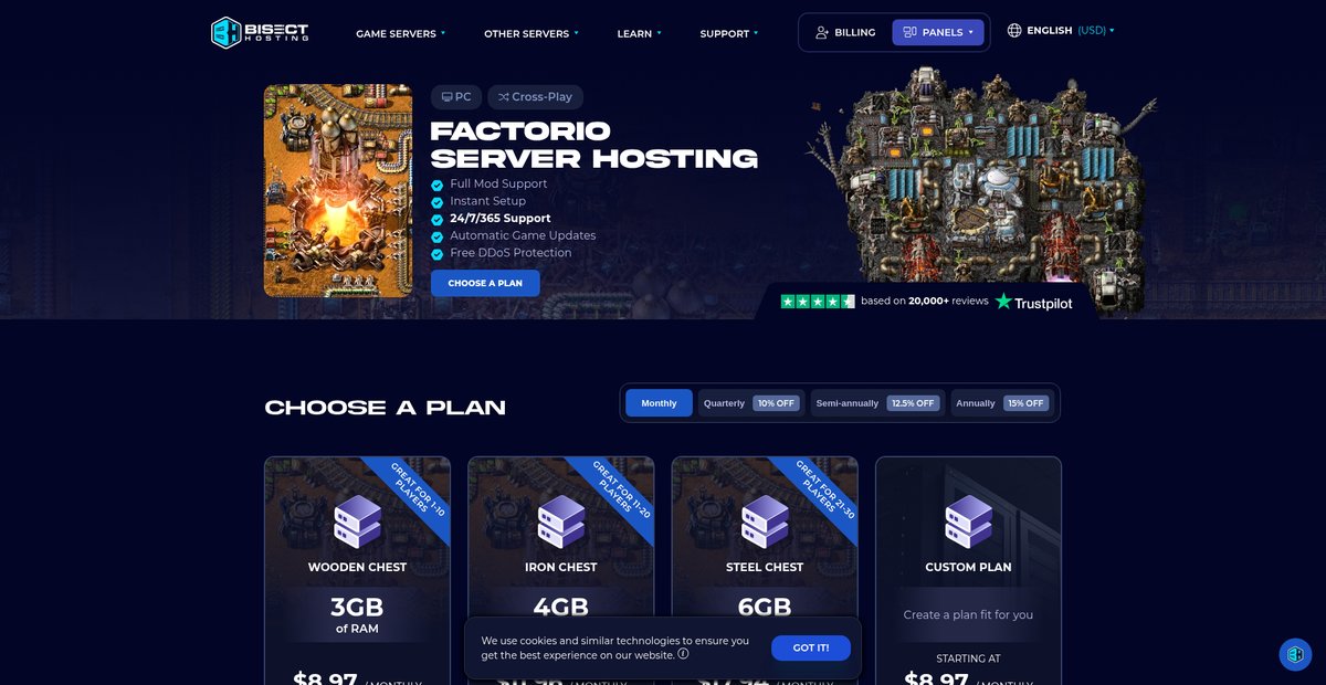 Factorio Server Hosting | Online 24/7/365 Screenshot