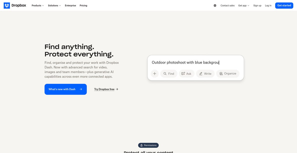 Dropbox.com Screenshot