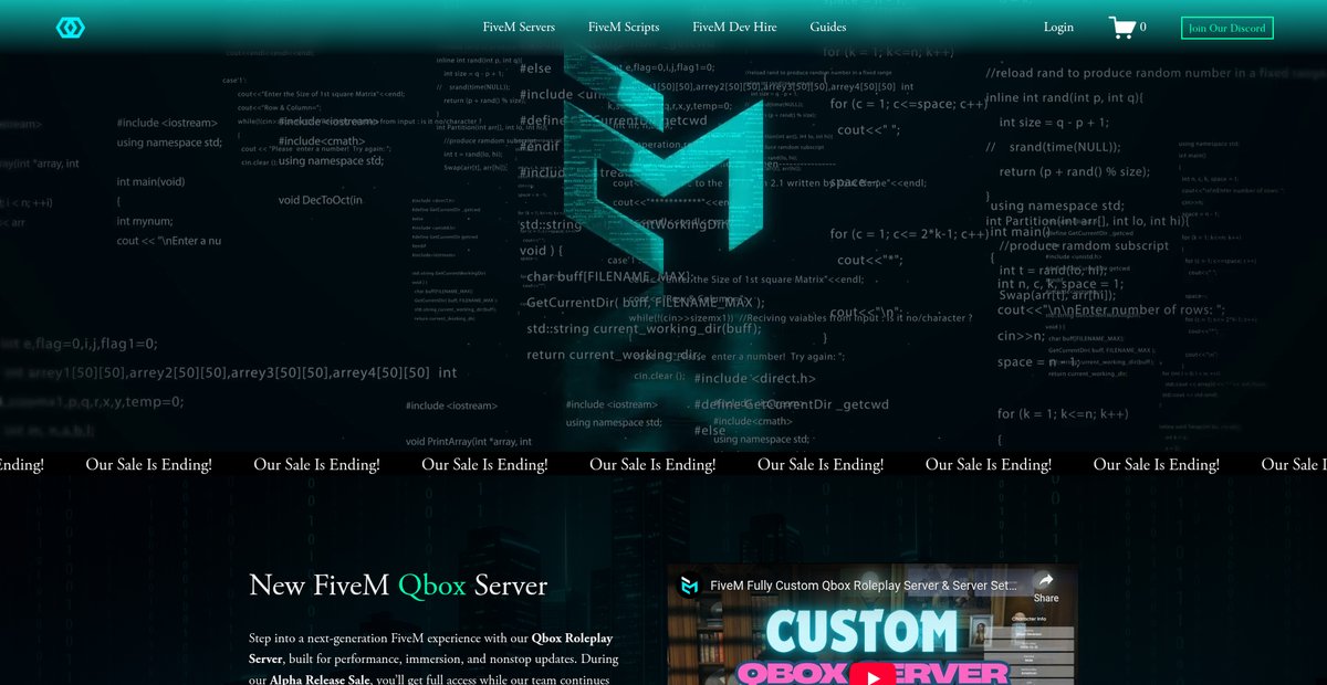 5M Servers / ESX & QBCORE Servers & Script Shop Screenshot