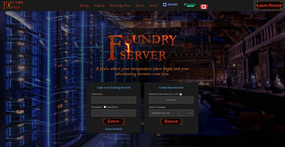 FoundryServer Screenshot