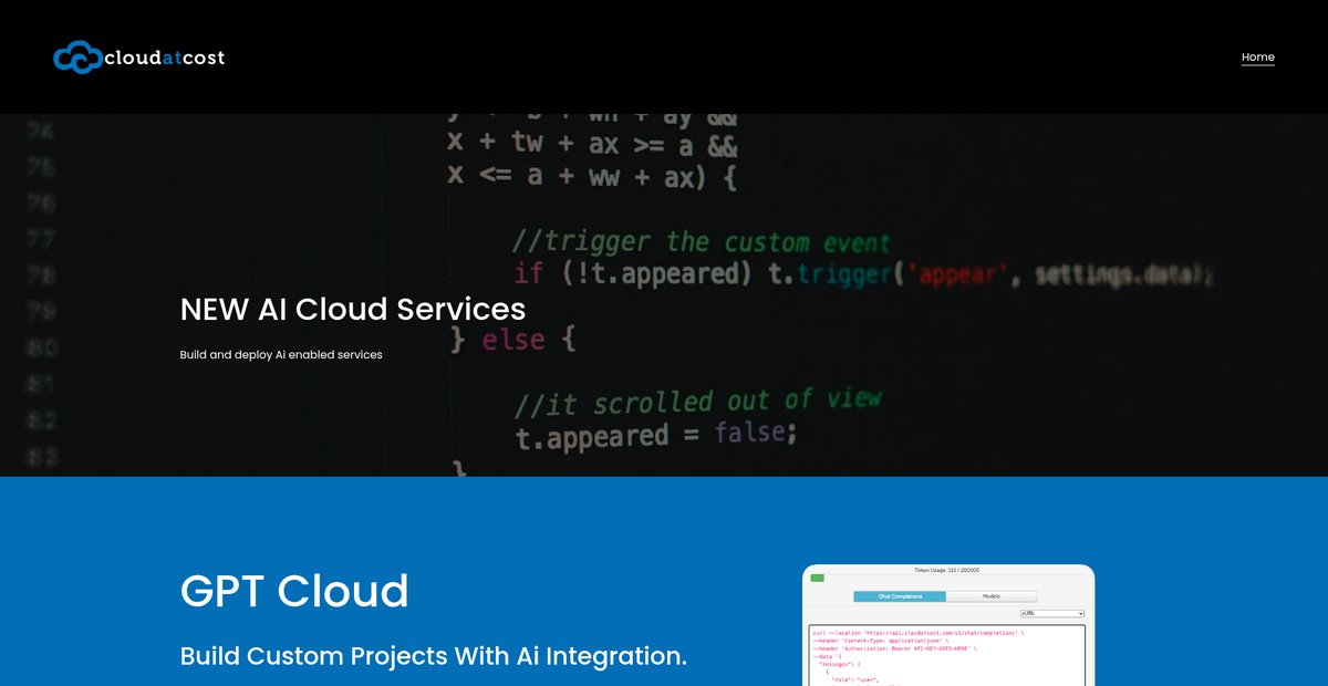 CloudatCost Screenshot