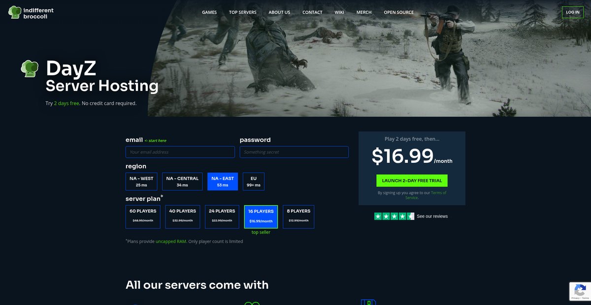 DayZ Server Hosting Screenshot