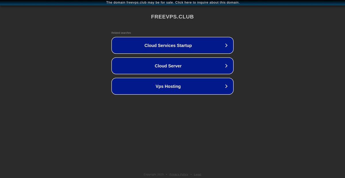 freevps.club Screenshot