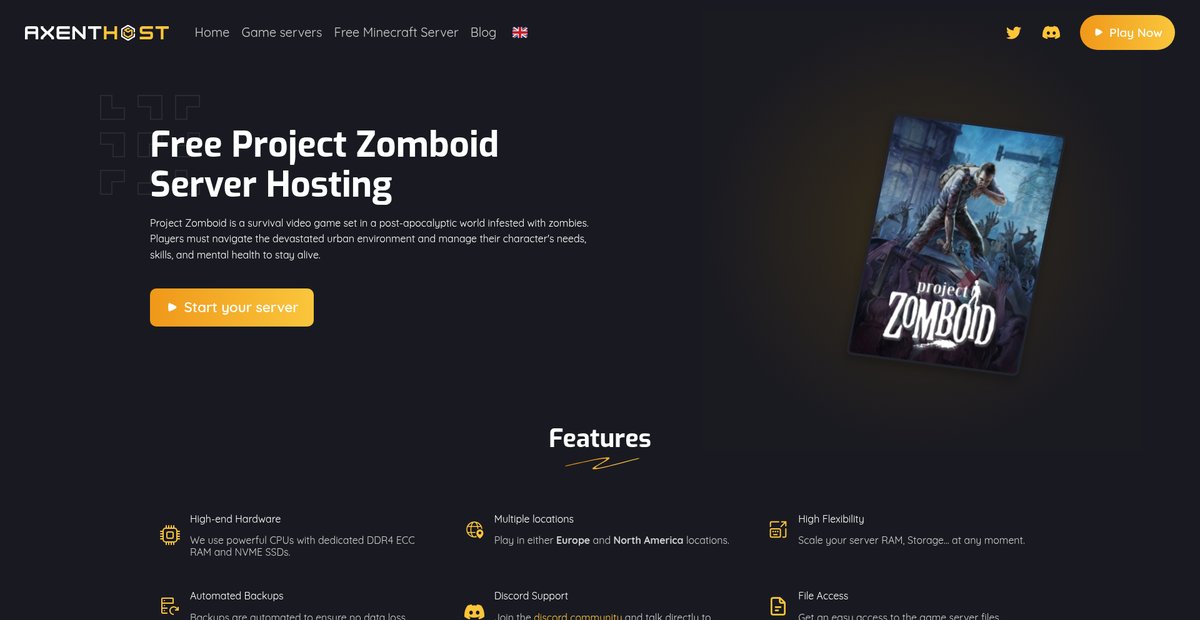 Free Project Zomboid Server Hosting Screenshot