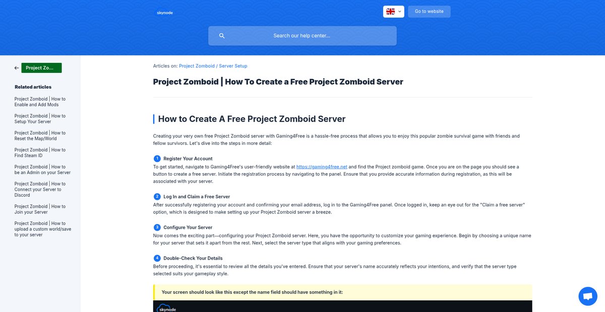 Project Zomboid | How To Create a Free Project Zomboid Server Screenshot