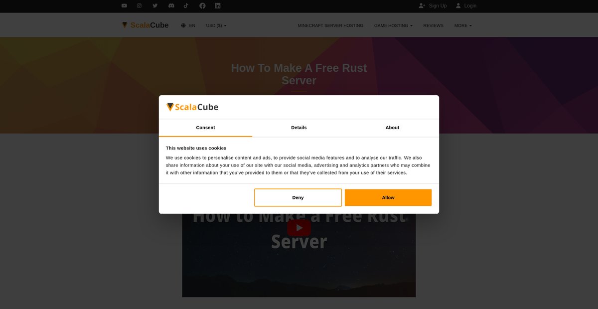 How to Make a Free Rust Server Screenshot