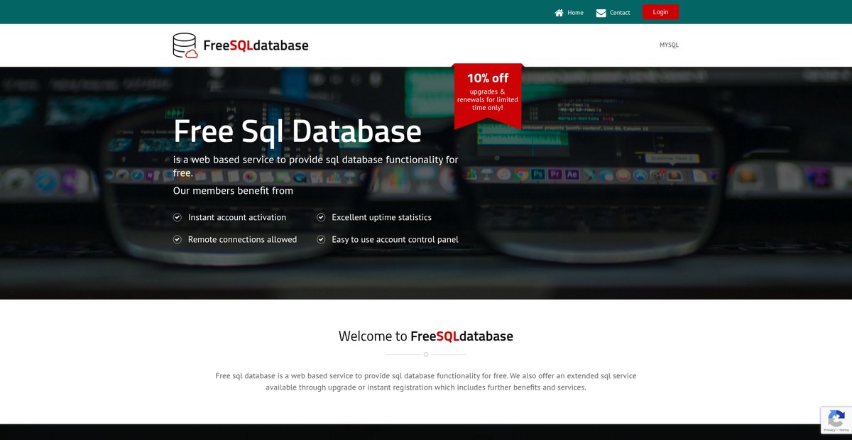 Free Sql Database Screenshot