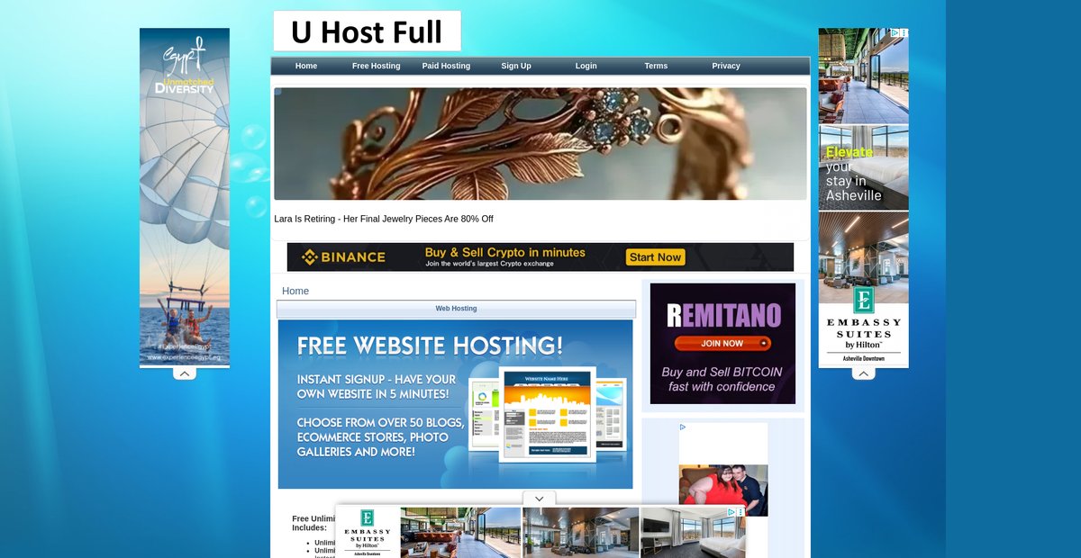 U Host Full | Free Hosting Screenshot