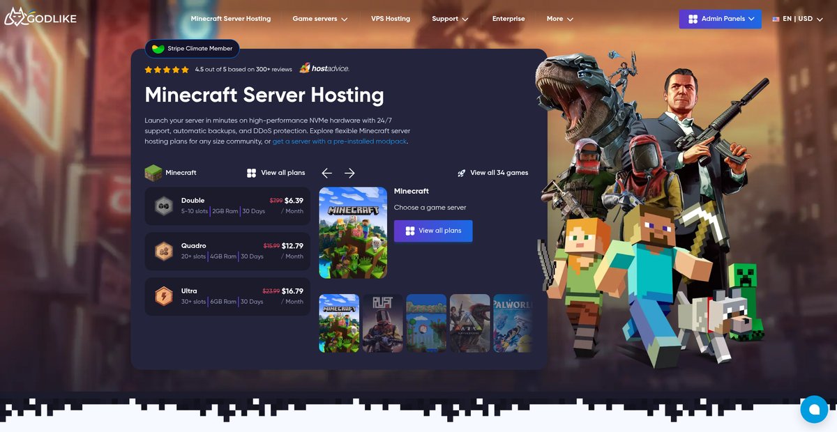 Free Server Hosting - Godlike Screenshot