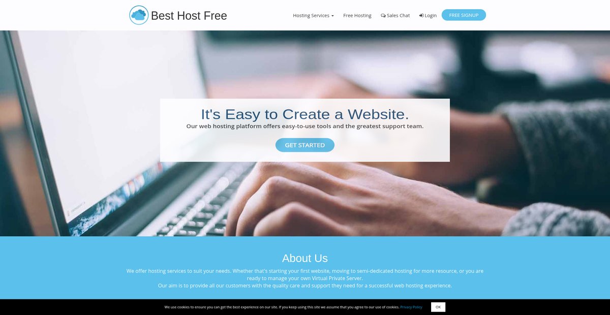 Best Free Hosting Screenshot