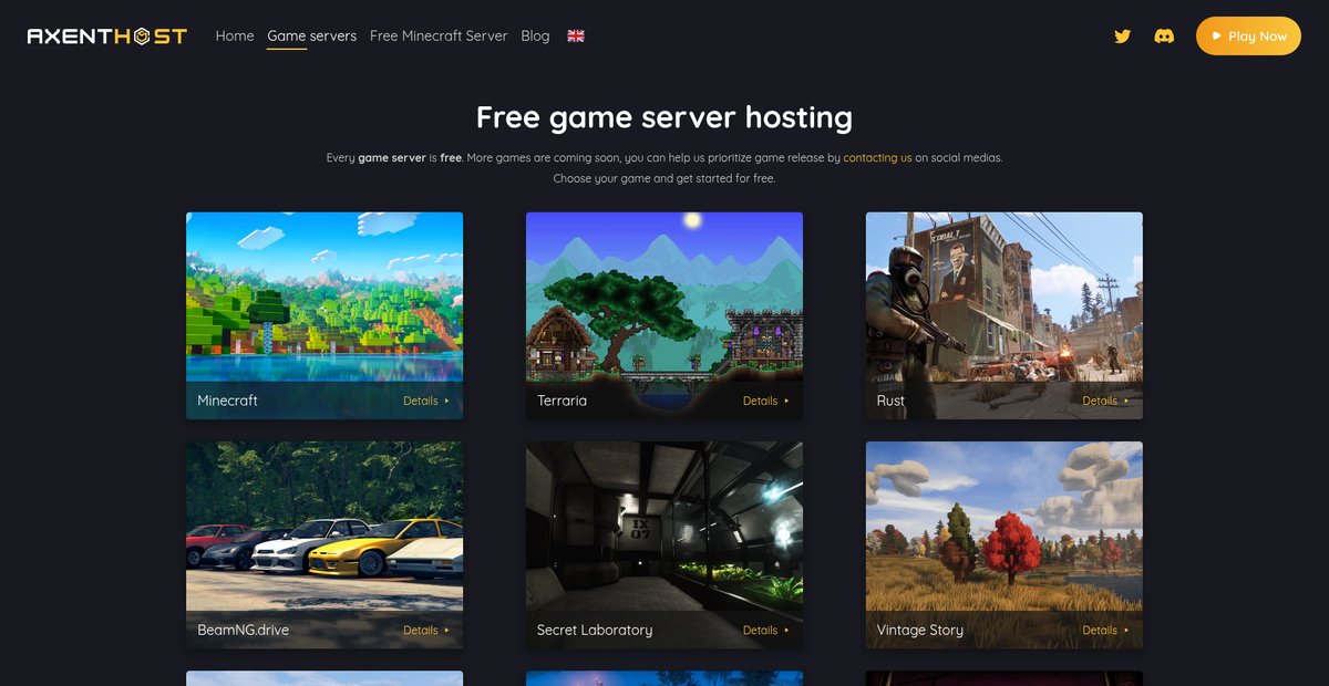 Free game servers list Screenshot