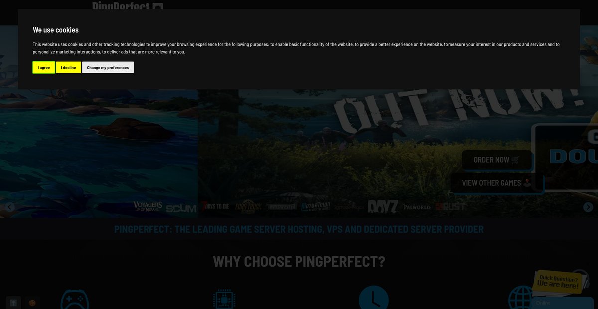 Best provider of fast, reliable, and secure hosting. Screenshot