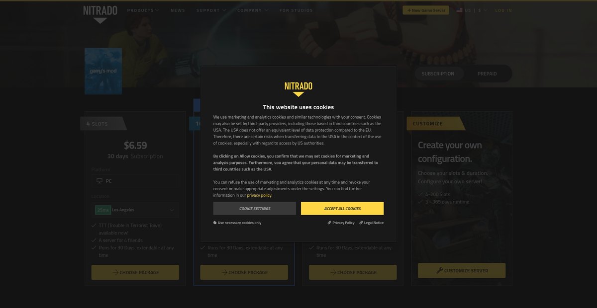 Nitrado Gameserver Screenshot
