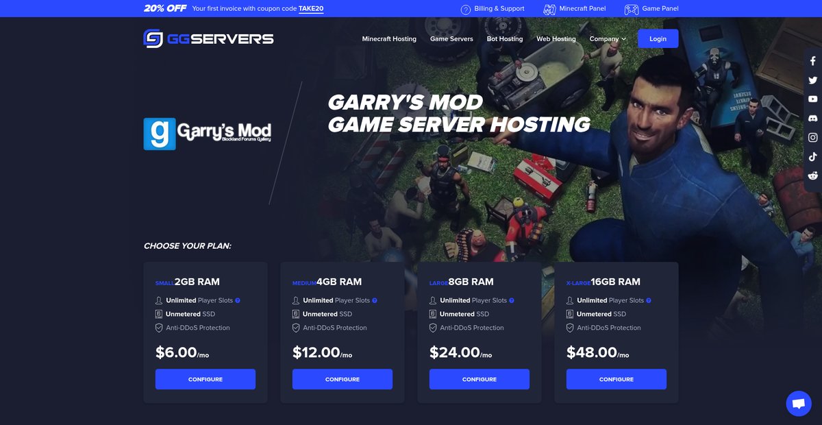 Garry's Mod Server Hosting | GGServers Screenshot