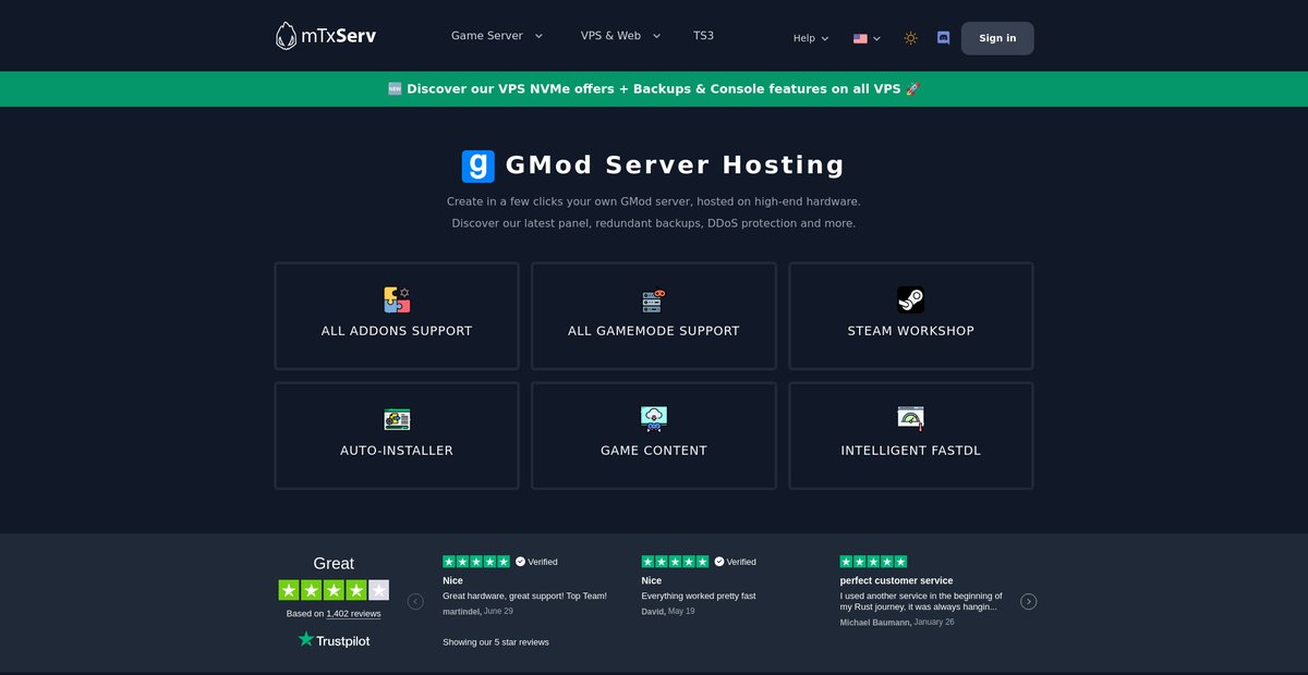🥇GMod Server Hosting Screenshot