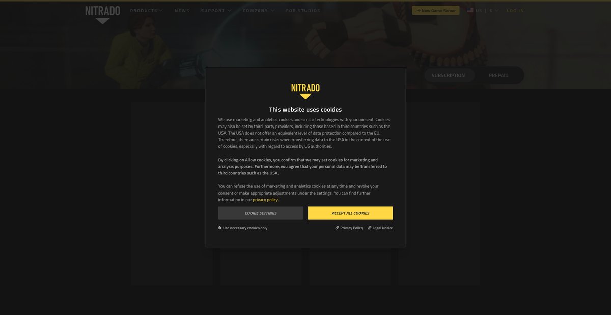 Nitrado Gameserver Screenshot