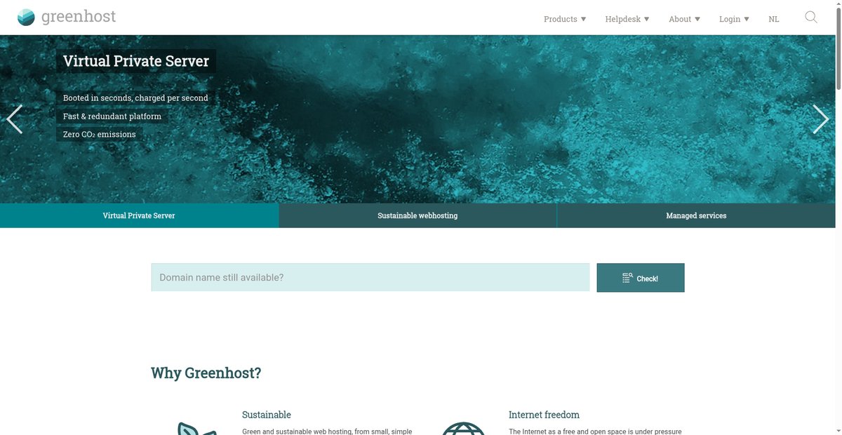 Greenhost Screenshot