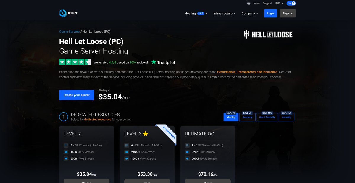 Hell Let Loose (PC) Game Server Hosting Screenshot
