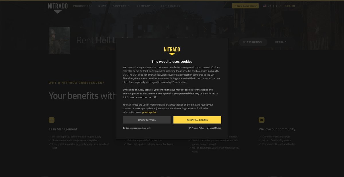 Hell Let Loose Server Hosting Screenshot