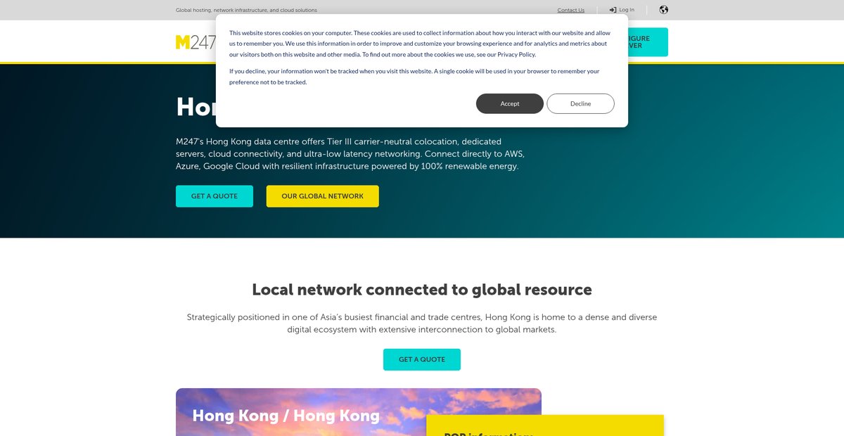 Hong Kong Dedicated Server Screenshot