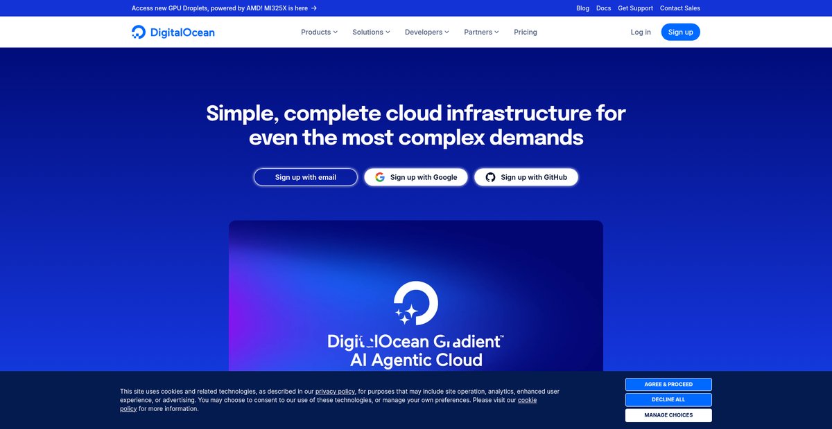 Best provider of fast, reliable, and secure hosting. Screenshot